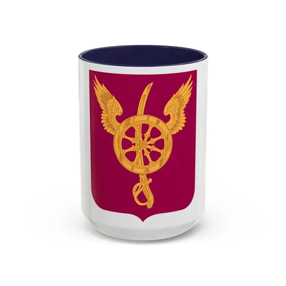 79 Ordnance Battalion Obsolete Insignia 2 (U.S. Army) Accent Coffee Mug 15oz Navy - Go Mug Yourself