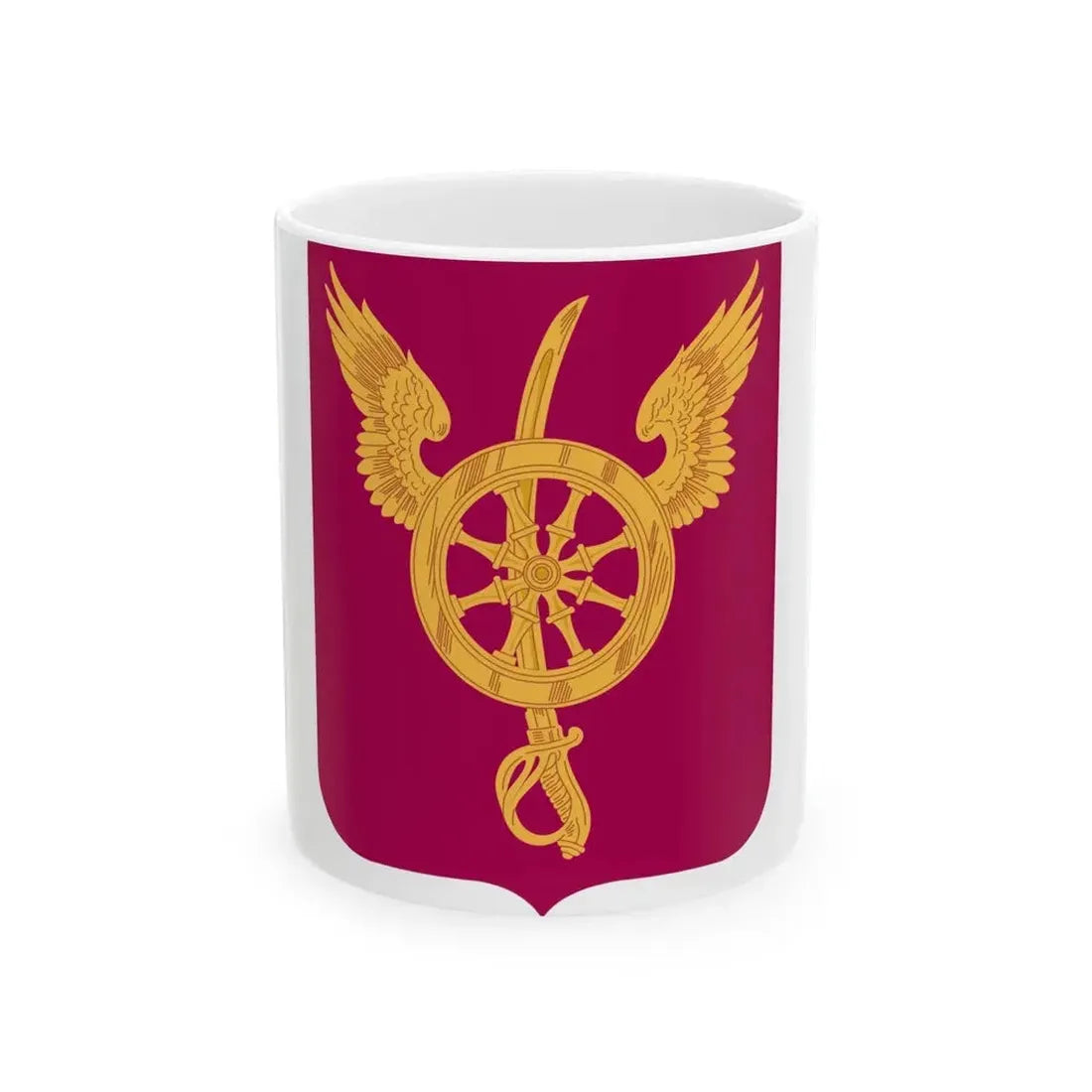 79 Ordnance Battalion Obsolete Insignia 2 (U.S. Army) White Coffee Mug 11oz - Go Mug Yourself