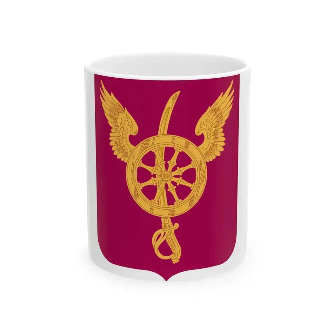 79 Ordnance Battalion Obsolete Insignia 2 (U.S. Army) White Coffee Mug 11oz - Go Mug Yourself