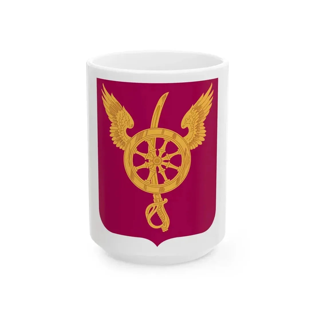 79 Ordnance Battalion Obsolete Insignia 2 (U.S. Army) White Coffee Mug 15oz - Go Mug Yourself