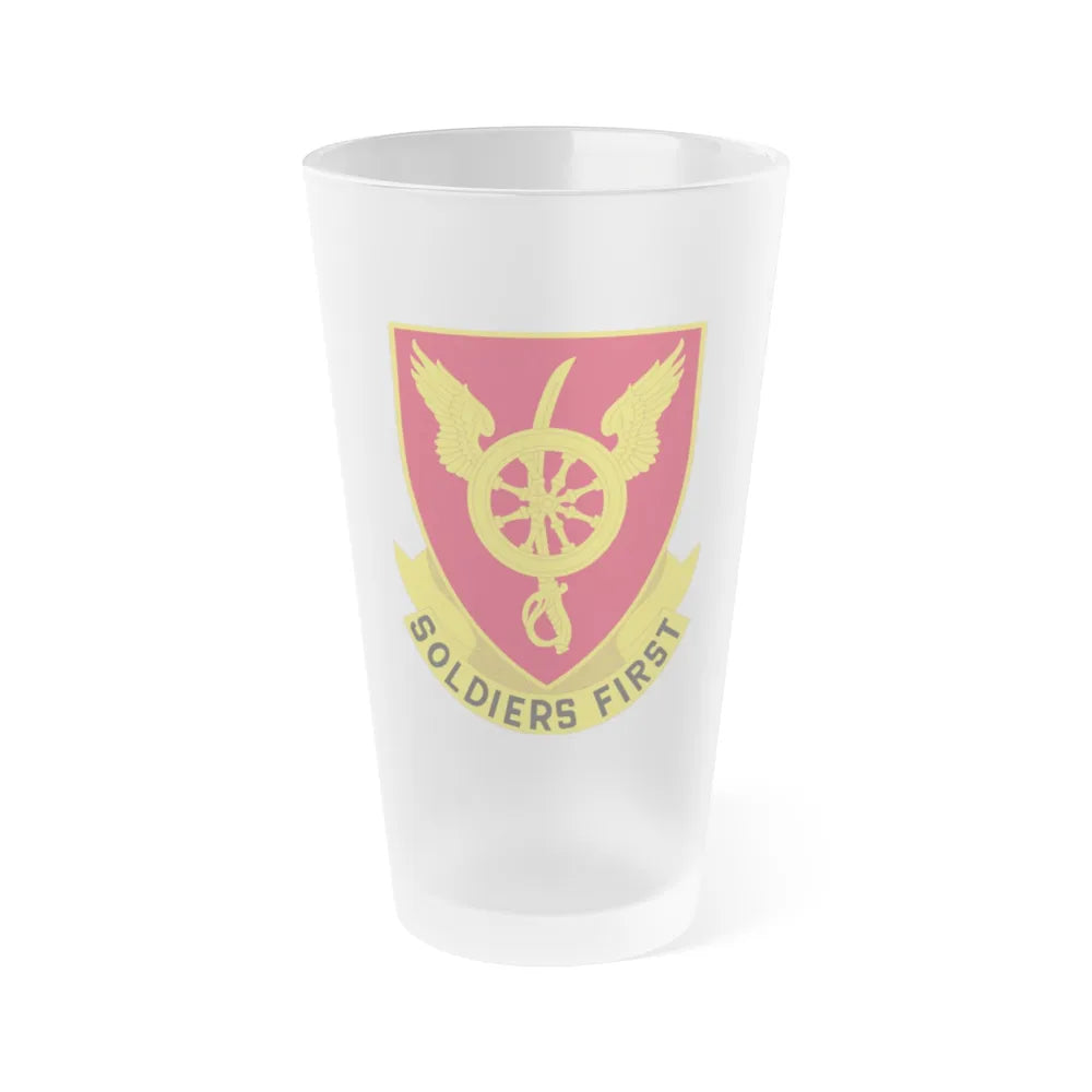 79 Ordnance Battalion Obsolete Insignia (U.S. Army) Frosted Pint Glass 16oz-Go Mug Yourself