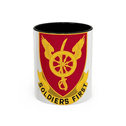 79 Ordnance Battalion Obsolete Insignia (U.S. Army) Accent Coffee Mug 11oz Black - Go Mug Yourself