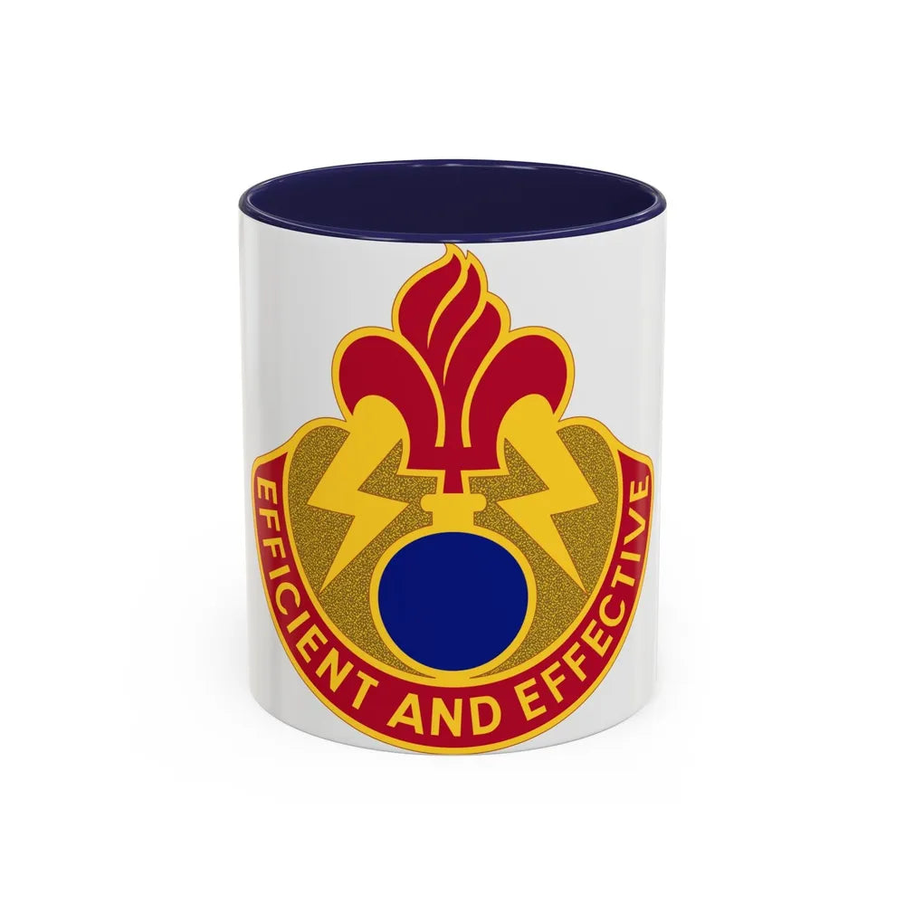 79 Ordnance Battalion (U.S. Army) Accent Coffee Mug-11oz-Navy-Go Mug Yourself