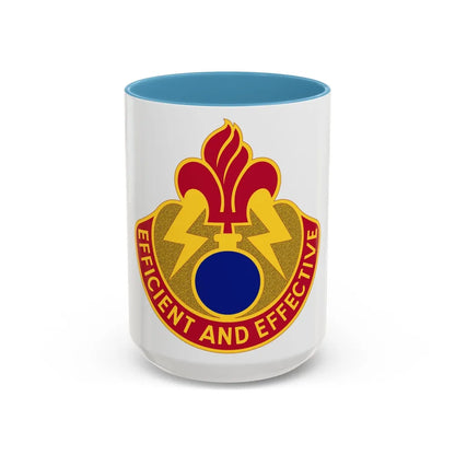 79 Ordnance Battalion (U.S. Army) Accent Coffee Mug-15oz-Light Blue-Go Mug Yourself