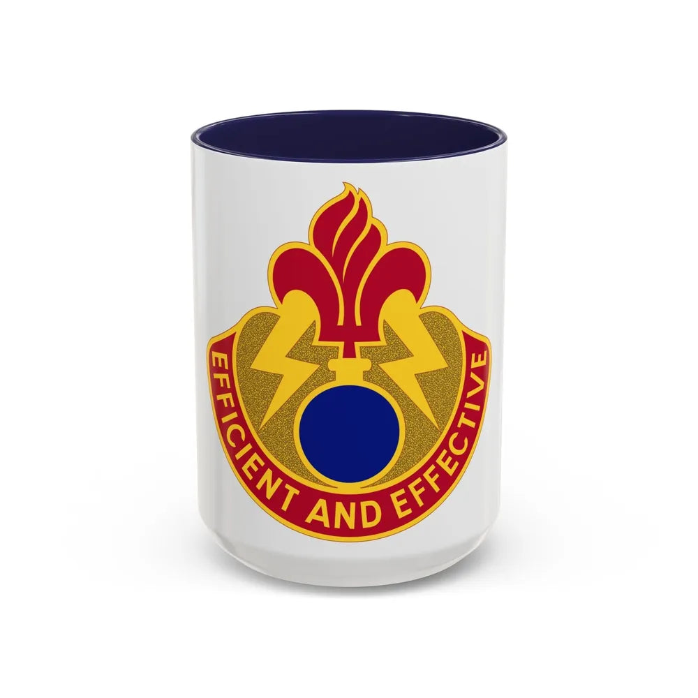 79 Ordnance Battalion (U.S. Army) Accent Coffee Mug-15oz-Navy-Go Mug Yourself