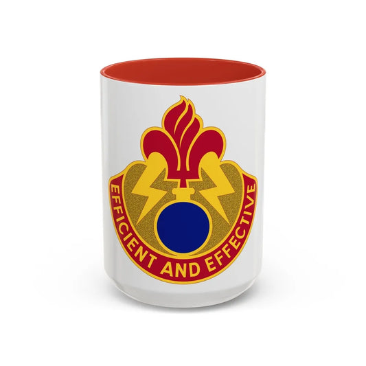 79 Ordnance Battalion (U.S. Army) Accent Coffee Mug-15oz-Red-Go Mug Yourself