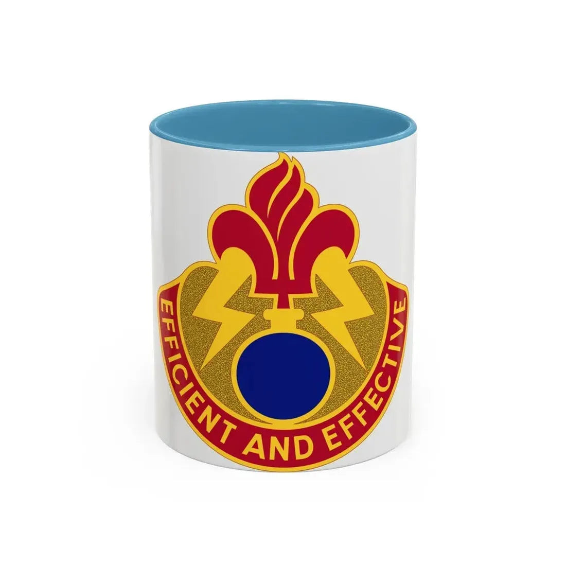 79 Ordnance Battalion (U.S. Army) Accent Coffee Mug 11oz Light Blue - Go Mug Yourself