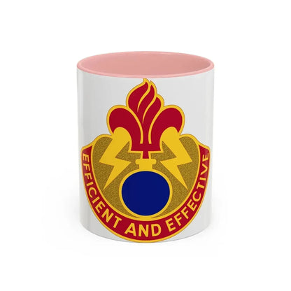 79 Ordnance Battalion (U.S. Army) Accent Coffee Mug 11oz Pink - Go Mug Yourself