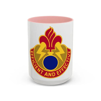 79 Ordnance Battalion (U.S. Army) Accent Coffee Mug 15oz Pink - Go Mug Yourself