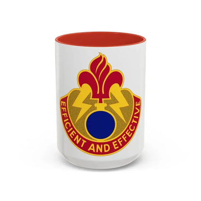 79 Ordnance Battalion (U.S. Army) Accent Coffee Mug 15oz Red - Go Mug Yourself