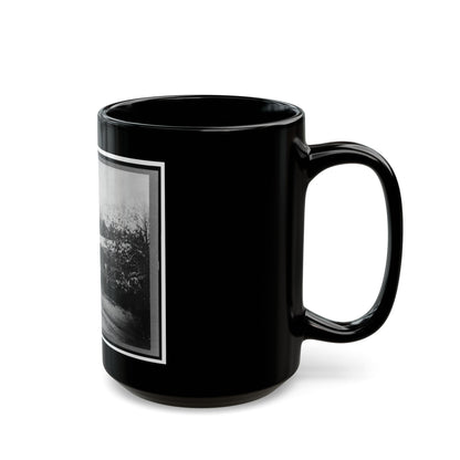 Mounted Cavalry Riding Past Reviewing Stand During The  Grand Review  Of The Union Army, Washington, D.C. (U.S. Civil War) Black Coffee Mug