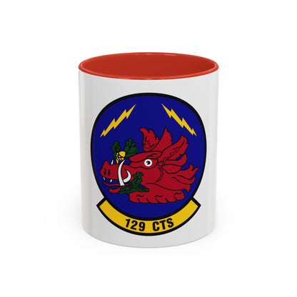 129th Combat Training Squadron (U.S. Air Force) Accent Coffee Mug