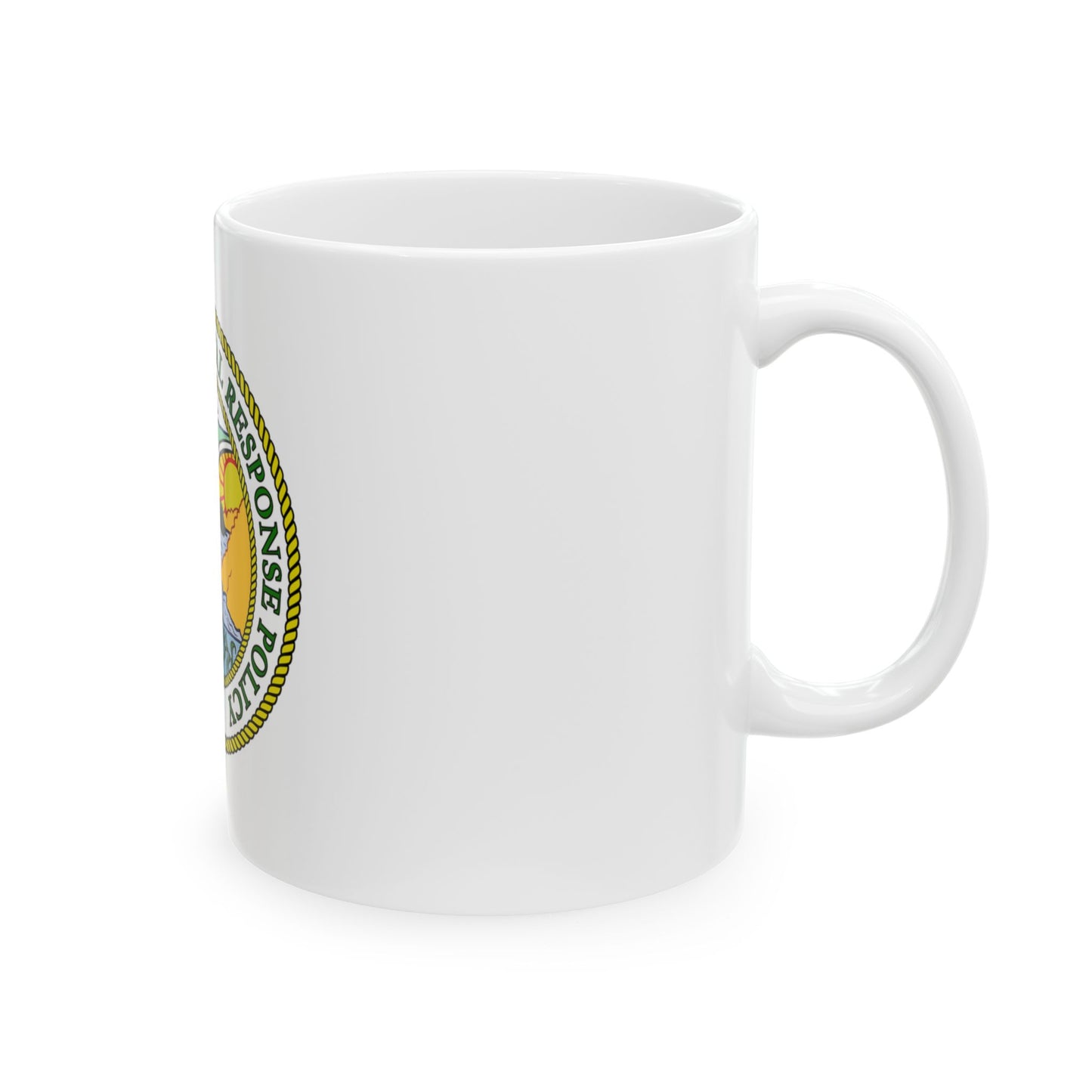 USCG Marine Environmental Resp Policy (U.S. Coast Guard) White Coffee Mug