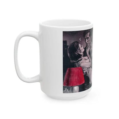 Change of Heart, Adam magazine, Vol. 6 No. 2, 1961 - White Coffee Mug-Go Mug Yourself