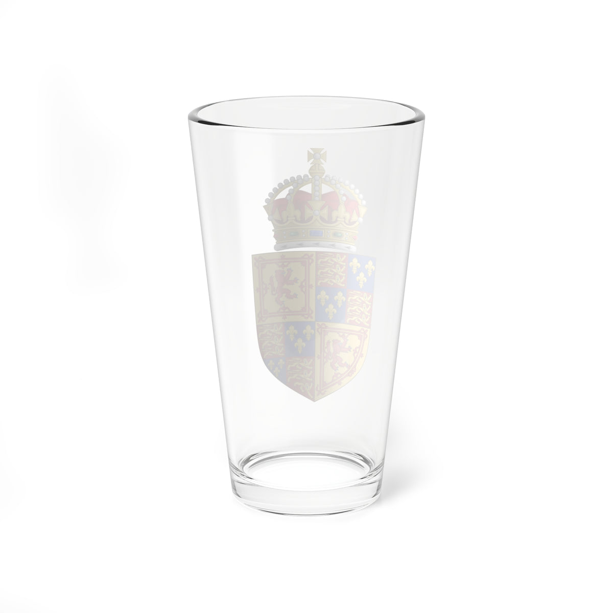 Provisional Royal Coat of Arms of James I 1603 Second design (United Kingdom) (Coat of Arms) Pint Glass 16oz