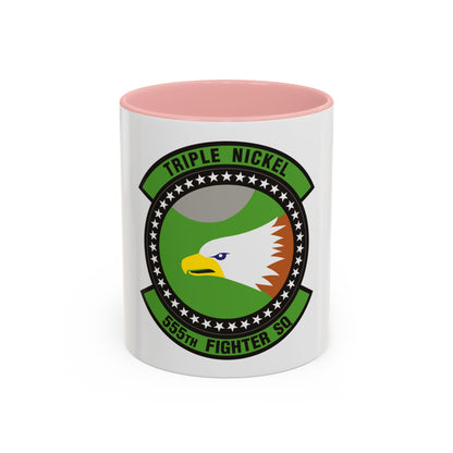 555th Fighter Squadron (U.S. Air Force) Accent Coffee Mug