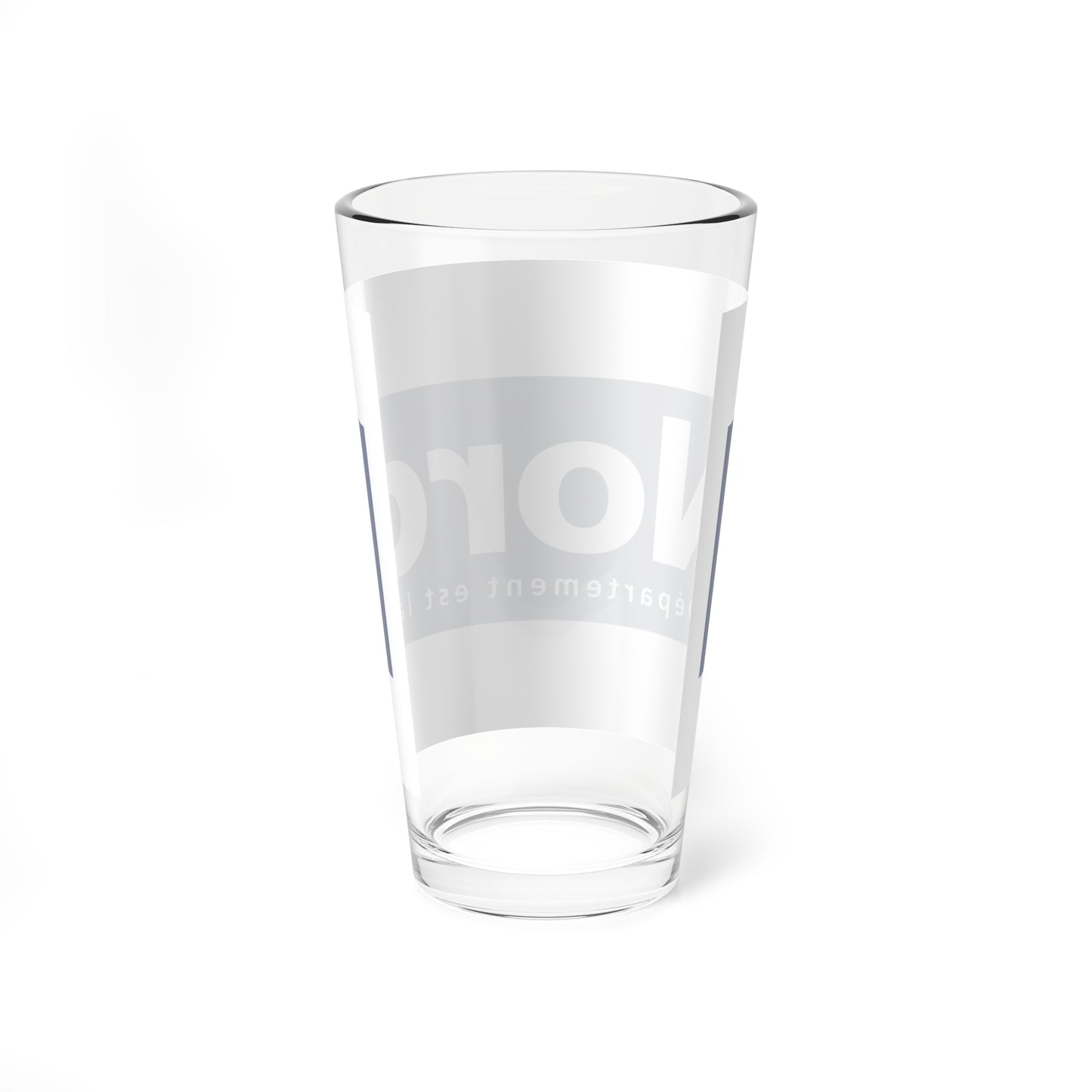 Flag of the Department of Nord (France) Pint Glass 16oz