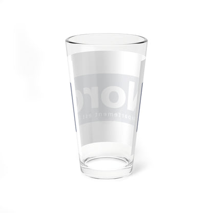 Flag of the Department of Nord (France) Pint Glass 16oz