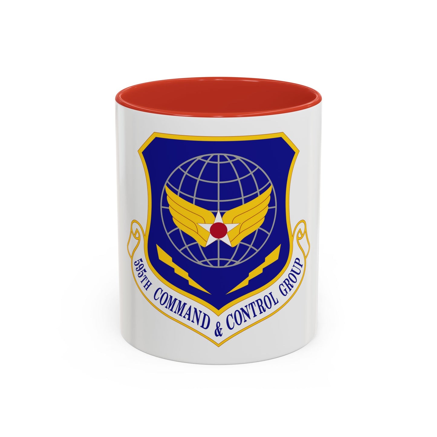 595 Command and Control Group AFSPC (U.S. Air Force) Accent Coffee Mug
