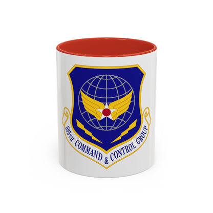 595 Command and Control Group AFSPC (U.S. Air Force) Accent Coffee Mug