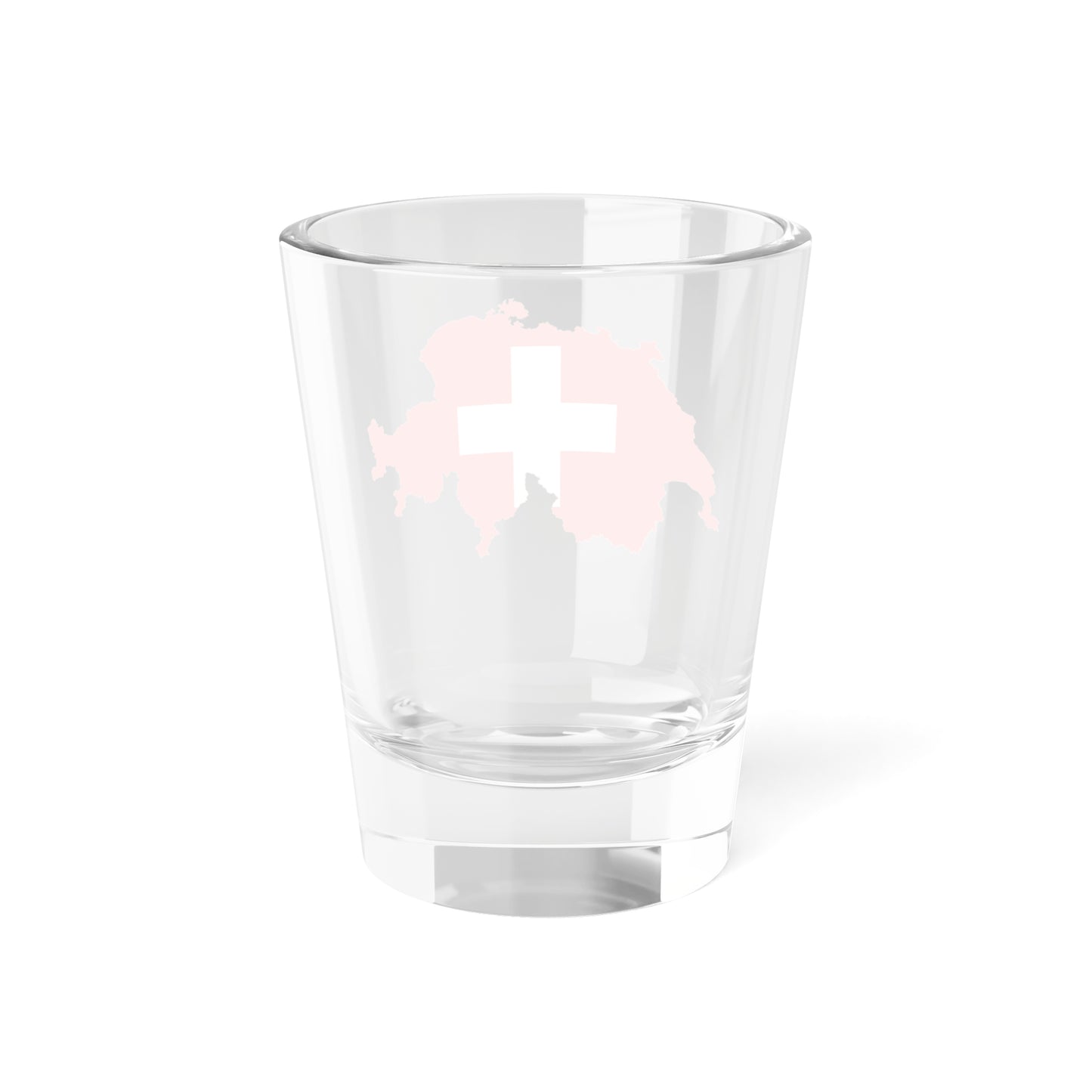 Flag map of Switzerland (Switzerland) Shot Glass 1.5oz