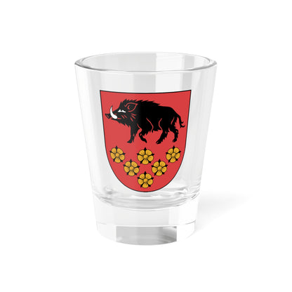 Kandavas novads COA (Latvia) (Coat of Arms) Shot Glass 1.5oz