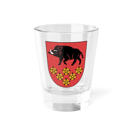 Kandavas novads COA (Latvia) (Coat of Arms) Shot Glass 1.5oz