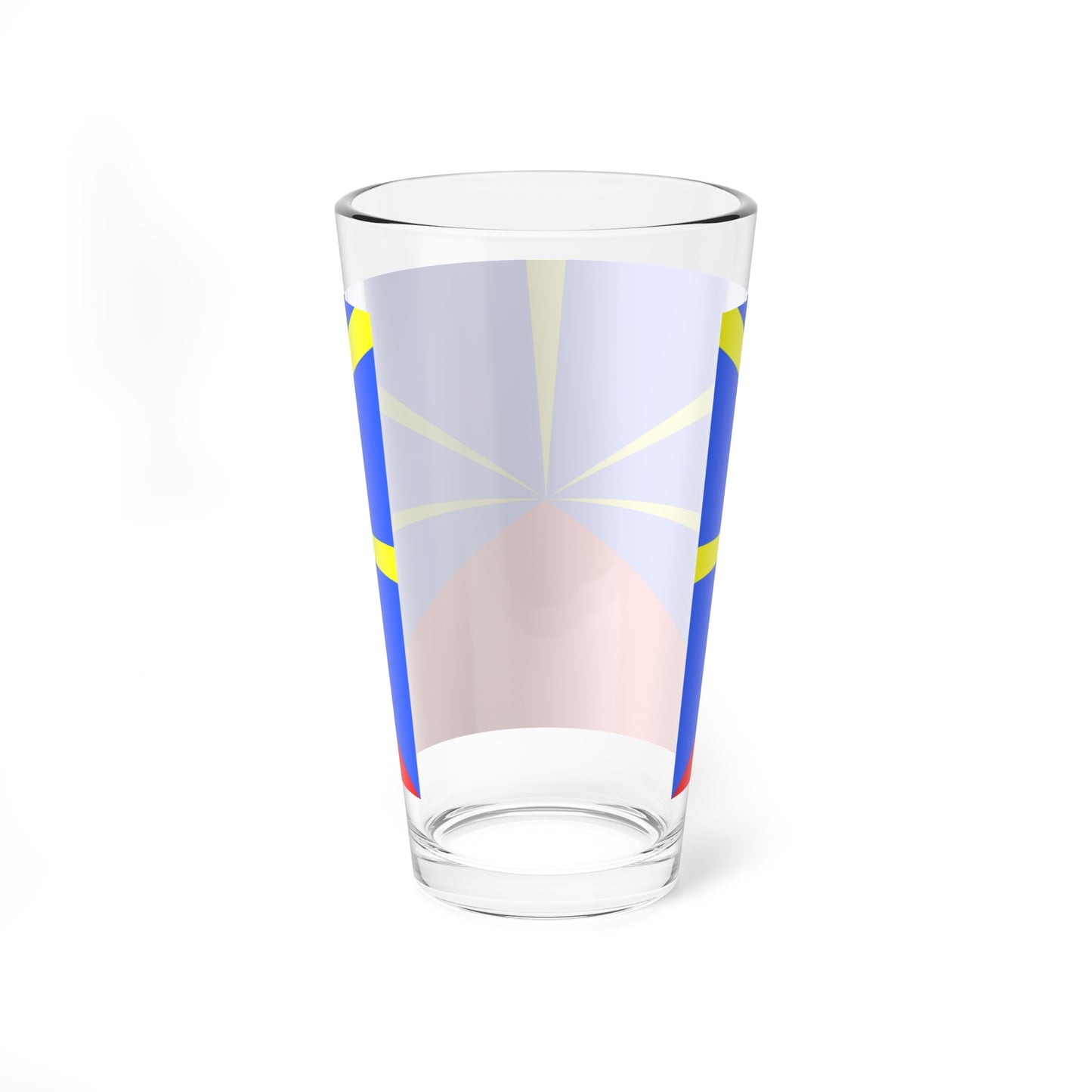 Proposed flag of Reunion VAR (France) Pint Glass 16oz