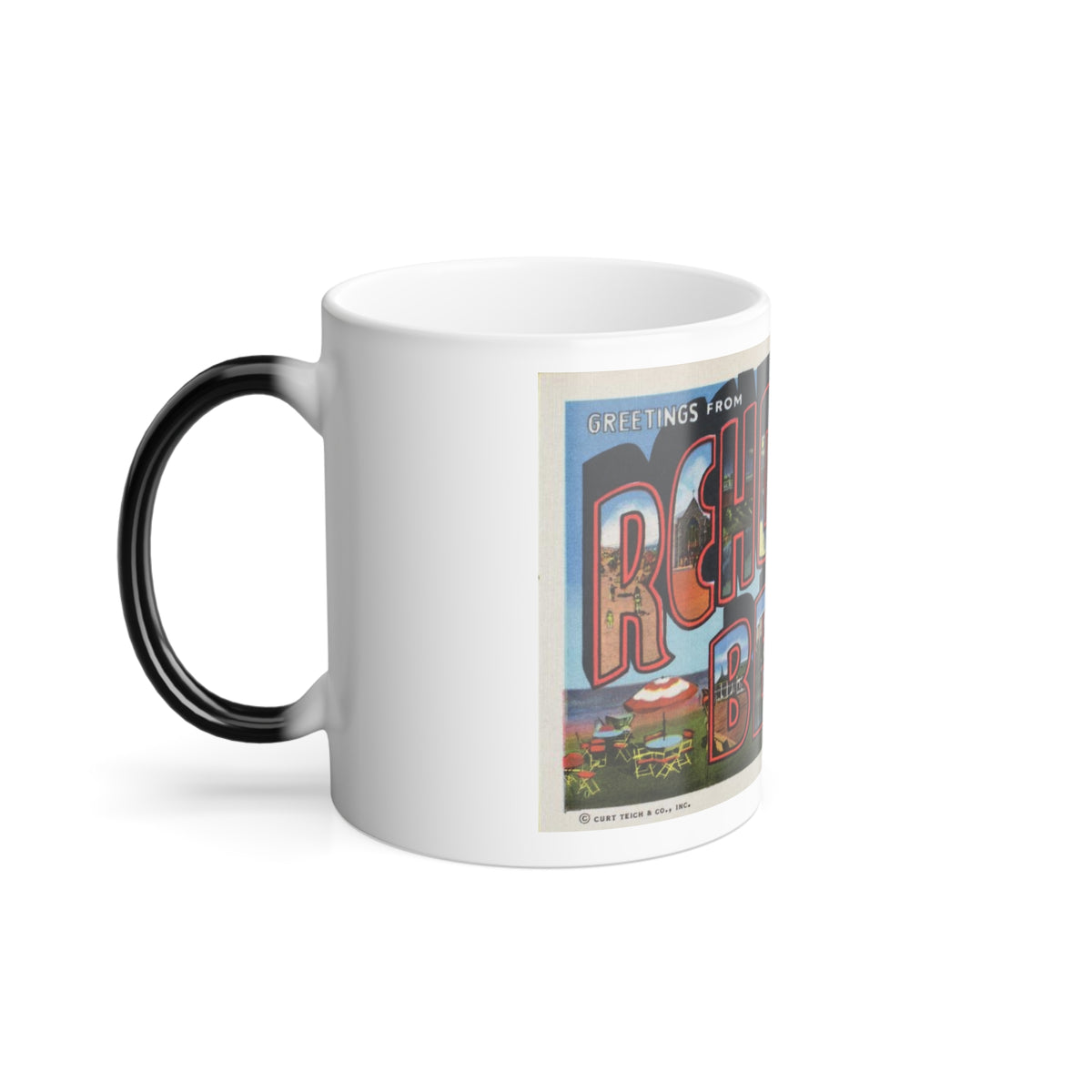 Greetings from Rehoboth Beach (Greeting Postcards) Color Changing Mug 11oz