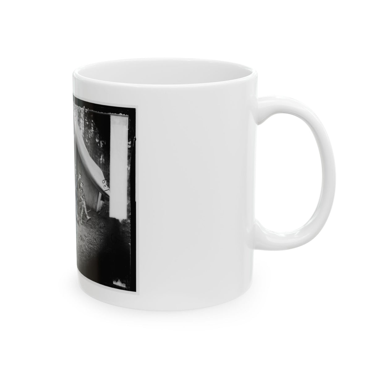 Brandy Station, Virginia. Major William Riddle And Friends. Headquarters, Army Of The Potomac (U.S. Civil War) White Coffee Mug