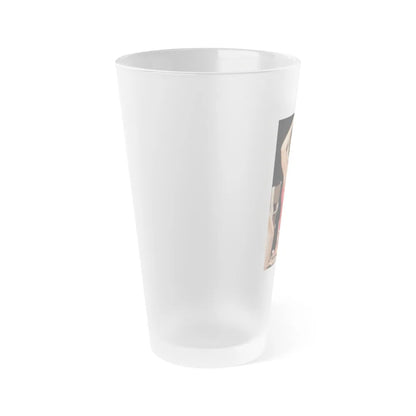 Linda Blair #269 - Partially Topless (Vintage Female Icon) Frosted Pint 16oz-Go Mug Yourself