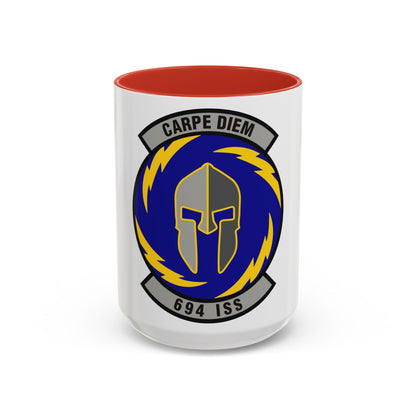 694th Intelligence Support Squadron (U.S. Air Force) Accent Coffee Mug