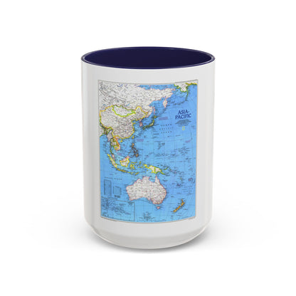 Asia-Pacific (1989) (Map) Accent Coffee Mug