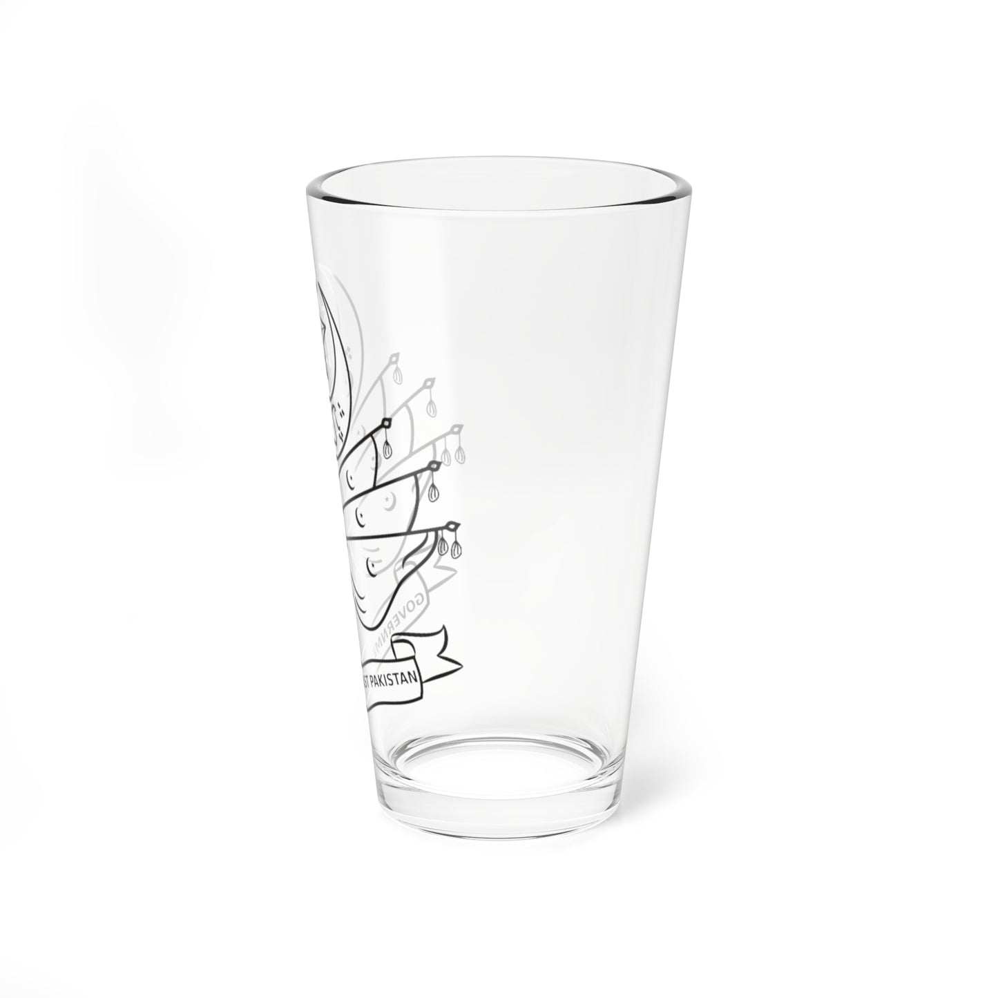 Emblem of East Pakistan 1956-1970 (Pakistan) (Coat of Arms) Pint Glass 16oz