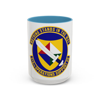 916th Operations Support Squadron (U.S. Air Force) Accent Coffee Mug