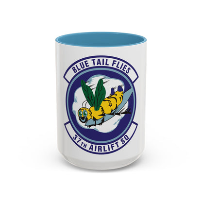 37th Airlift Squadron (U.S. Air Force) Accent Coffee Mug | Military Mug Gift