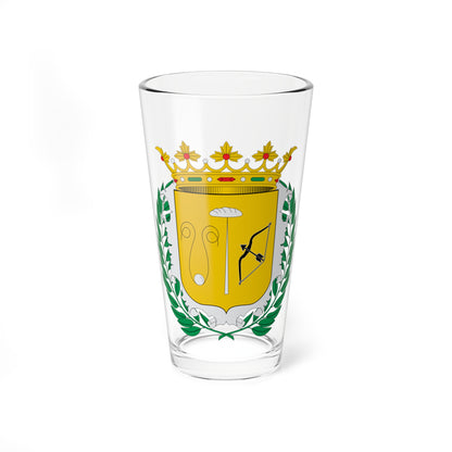 Escudo de Bollullos par del Condado (Spain) (Coat of Arms) Pint Glass 16oz