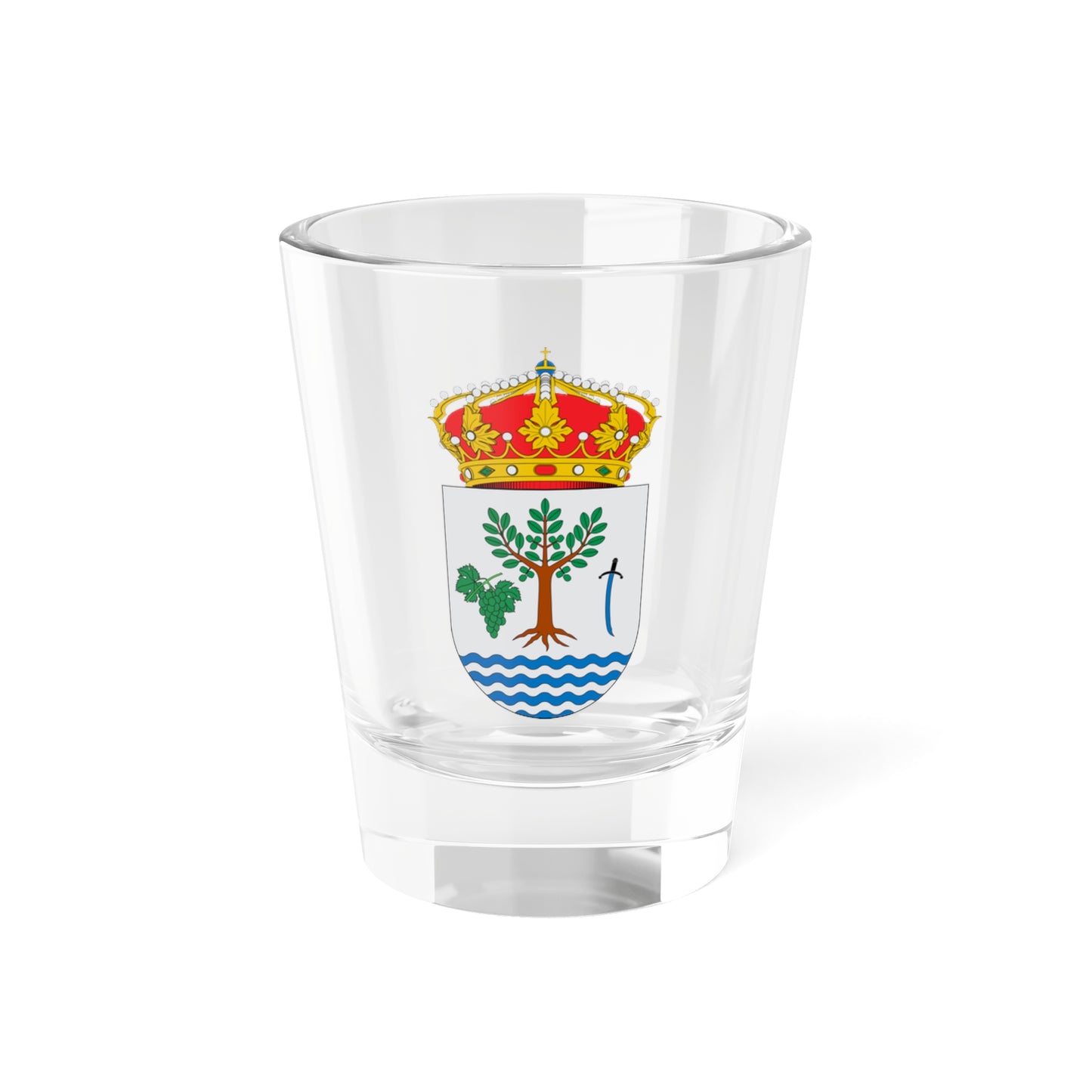 Escudo de Molvízar (Spain) (Coat of Arms) Shot Glass 1.5oz