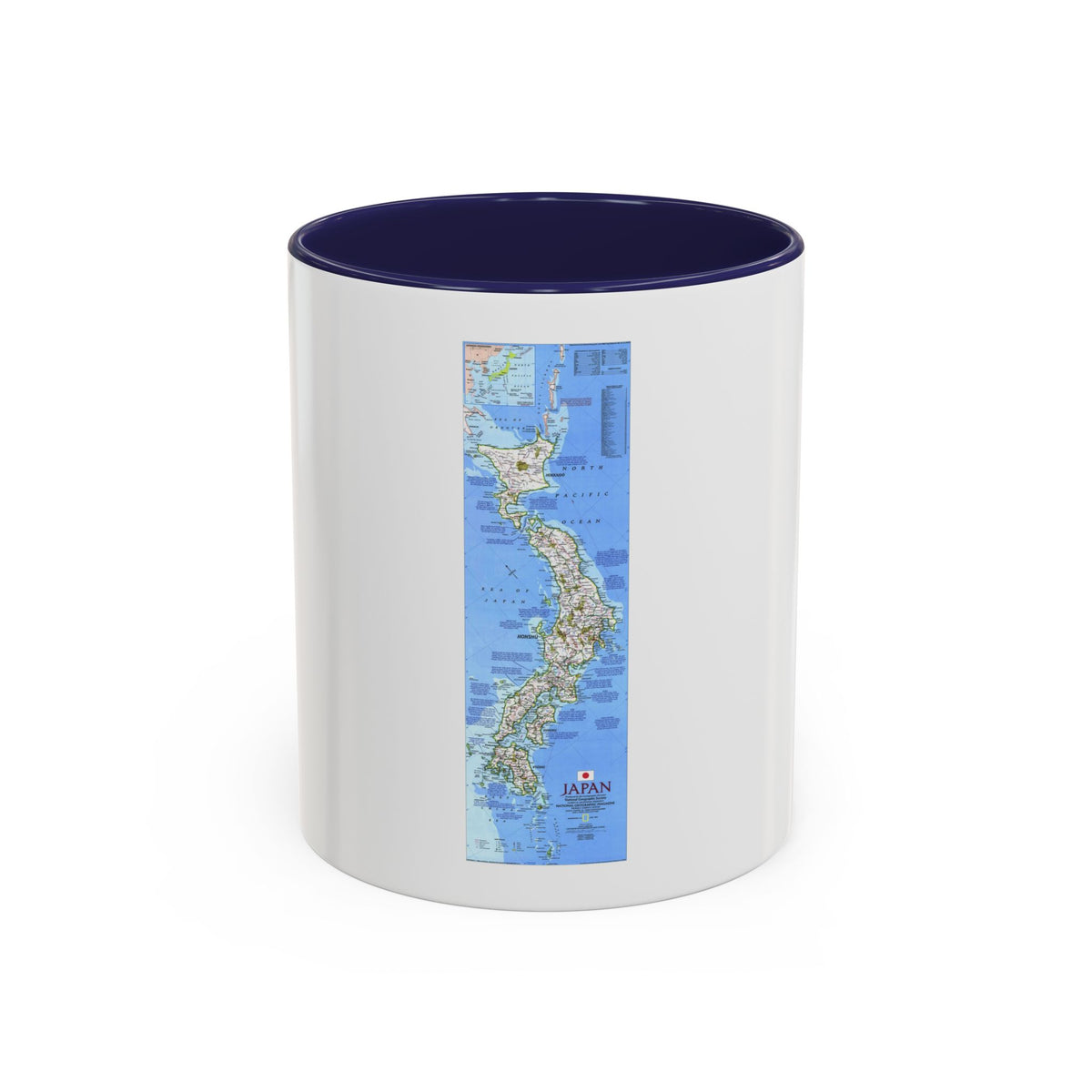 Japan (1984) (Map) Accent Coffee Mug