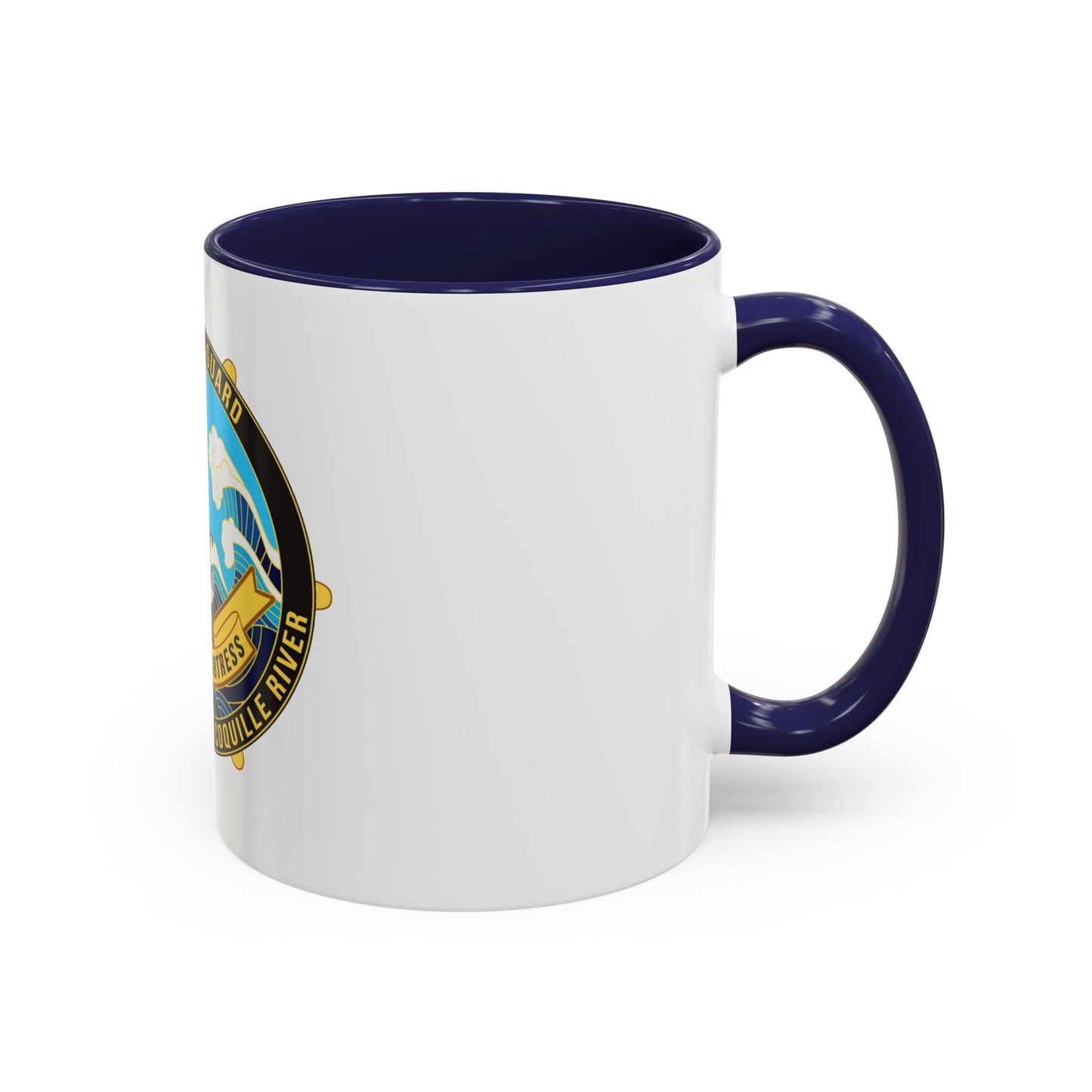 USCG Station Coos Bay (U.S. Coast Guard) Accent Coffee Mug
