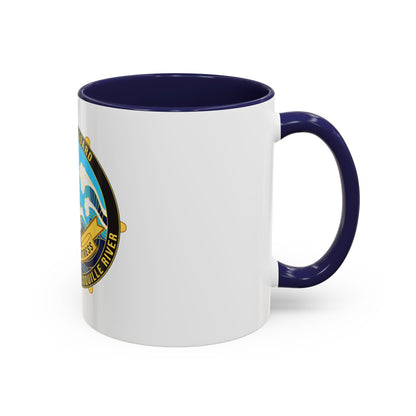 USCG Station Coos Bay (U.S. Coast Guard) Accent Coffee Mug