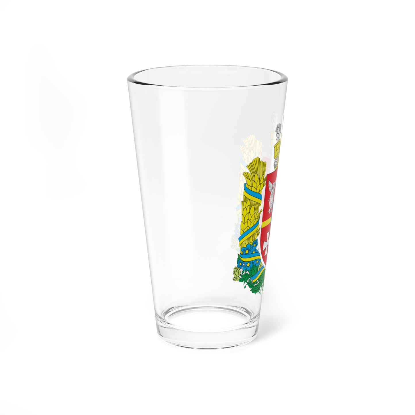 Coat of Arms of Zhytomyr Oblast (Belarus) (Coat of Arms) Pint Glass 16oz