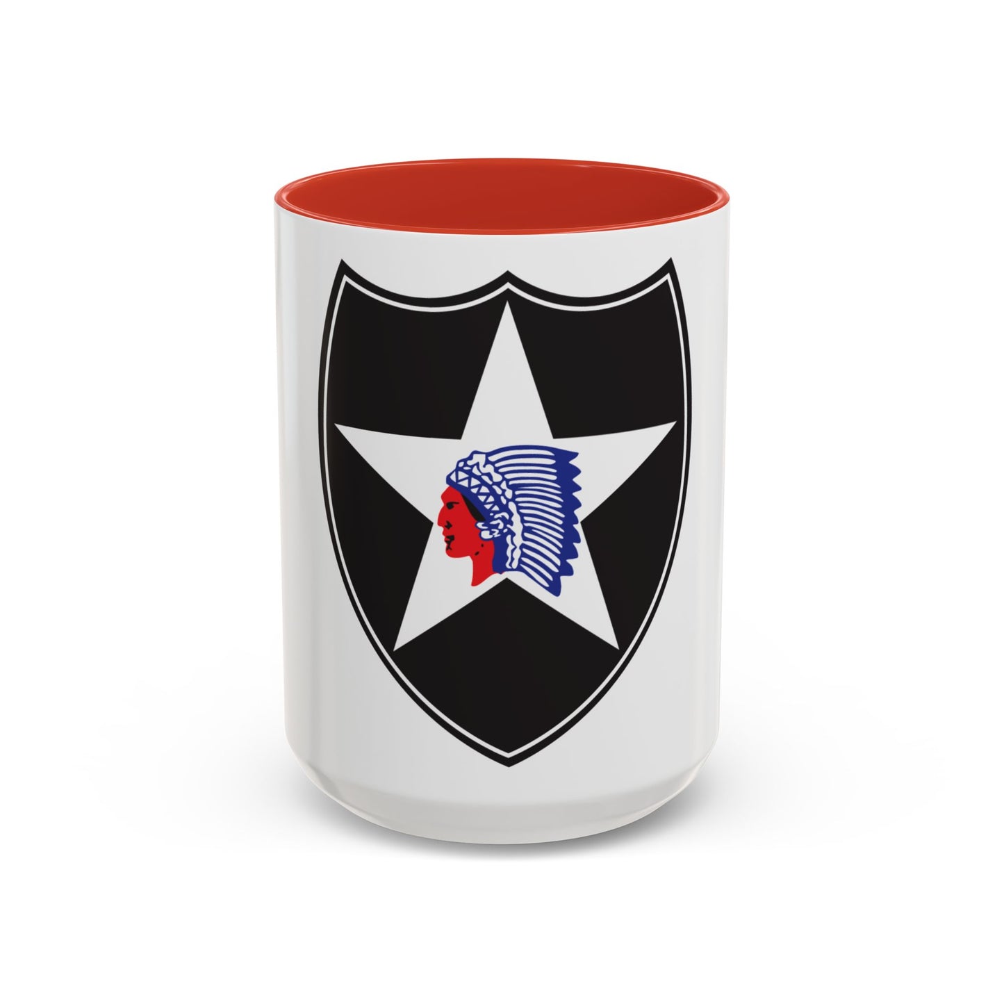 2nd Infantry Division (U.S. Army) Accent Coffee Mug