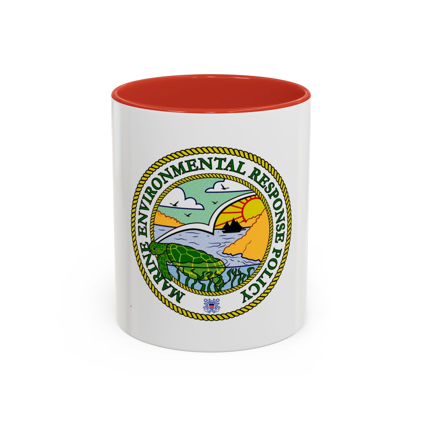 USCG Marine Environmental Resp Policy (U.S. Coast Guard) Accent Coffee Mug