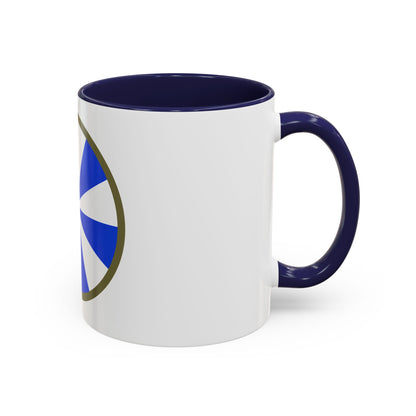 US 11th Infantry Division (U.S. Army) Accent Coffee Mug