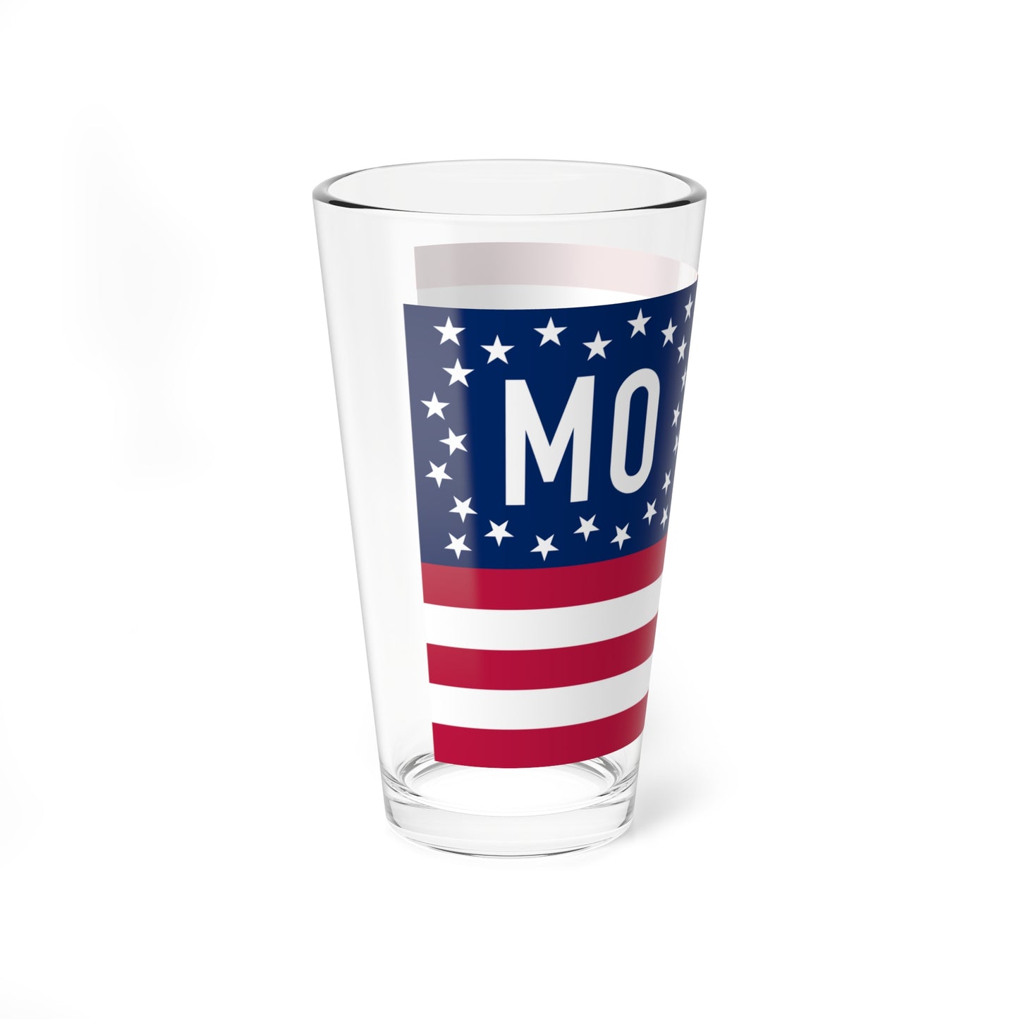 Flag of Missouri 1909 Proposal (United States) Pint Glass 16oz