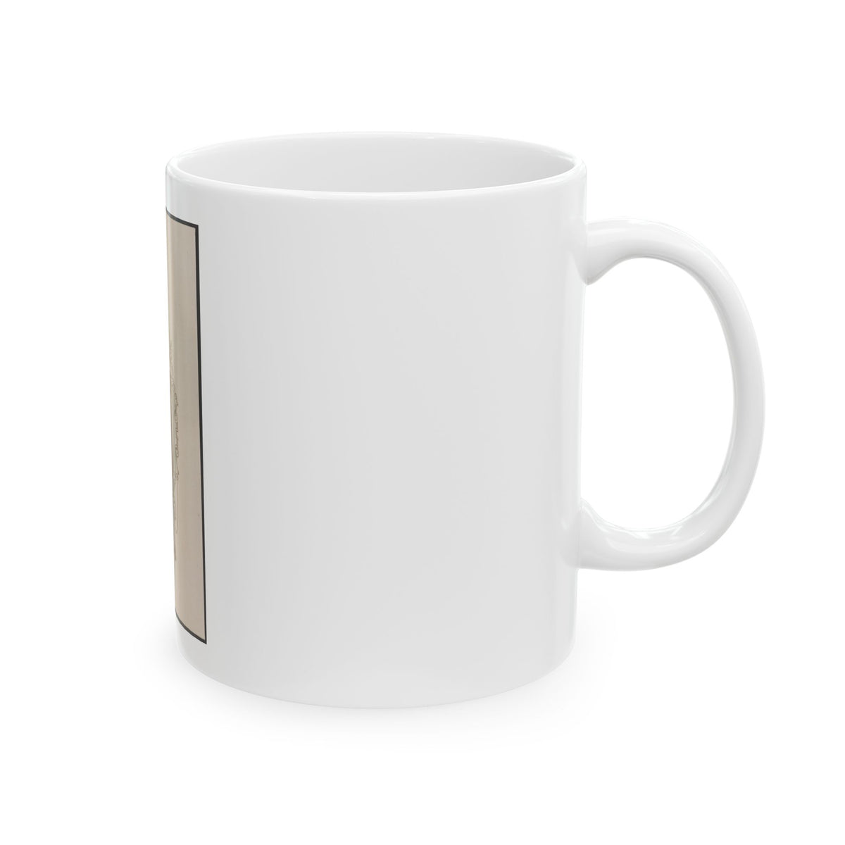 Unidentified Man 004 (U.S. Civil War) White Coffee Mug