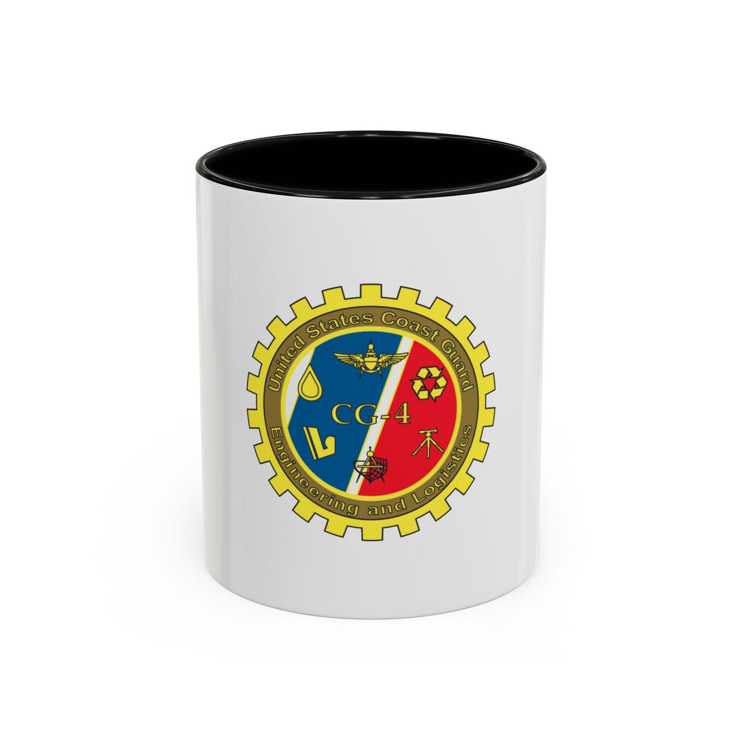 USCG COMDT CG 4 (U.S. Coast Guard) Accent Coffee Mug