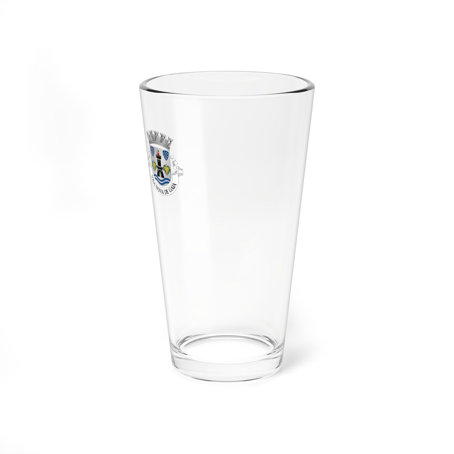 Vila Nova de Gaia COA (Coat of Arms) Pint Glass 16oz
