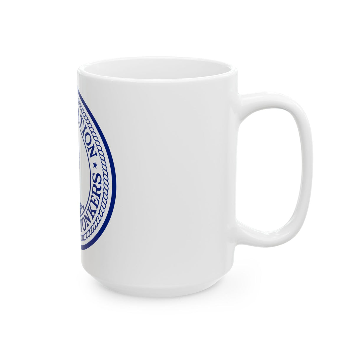 Seal of Yonkers New York - White Coffee Mug